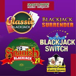Différents jeux blackjack en ligne